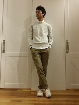 「リラックス感」｜ナカモトさん（メンズ・177cm）の春コーディネート