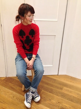 Dot＆Stripes CHILDWOMANさん（レディース・160cm）の秋コーディネート