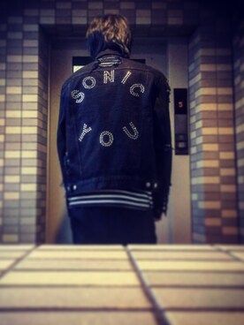 「MISBHV（ミスビヘイブ）のアイテム（デニムジャケット）」を使った、ZZZJUNNNさん（メンズ・170cm）の冬コーディネート