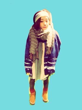 「Panamaboy（パナマボーイ）のアイテム（その他アウター）」を使った、GAOさん（レディース・150cm）の冬コーディネート