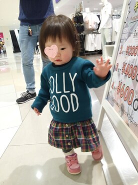 「キッズレギンス部」｜*Miiiii*さん（キッズ・70cm）の春コーディネート