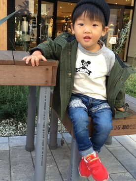 reriruさん（キッズ・90cm）の秋コーディネート