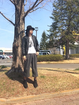 「しまむら」｜「アイテム（その他アウター）」を使った、Keisuke Valentineさん（メンズ・174cm）の春コーディネート