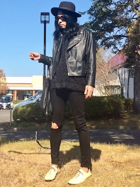 「DING（ディング）のアイテム（ジャケット/アウター）」を使った、Keisuke Valentineさん（メンズ・174cm）の秋コーディネート