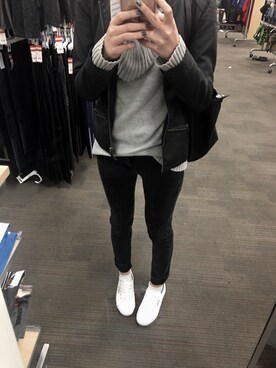 「asos（エイソス）のアイテム（その他アウター）」を使った、Cathy_Haさん（レディース・165cm）の冬コーディネート