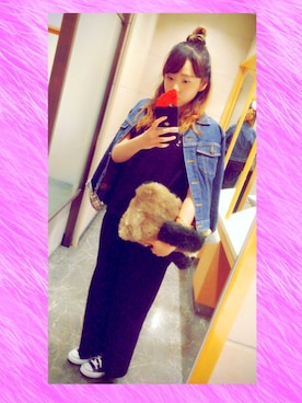 「CONVERSE（コンバース）のCONVERSE ALL STAR　ハイカットスニーカー（スニーカー）」を使った、skittyさん（レディース・157cm）の秋コーディネート