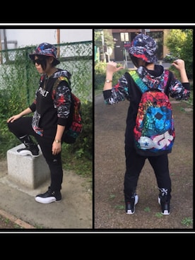 「仙台」｜「アイテム（アクセサリー）」を使った、miki0810さん（レディース・158cm）の秋コーディネート