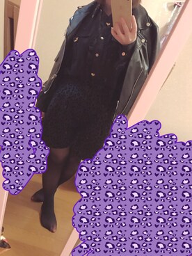 「Heather（ヘザー）のアイテム（Pants、ブラック系）」を使った、ゆさん（レディース・143cm）の秋コーディネート