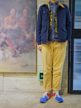 「Red Cloud MFG & Co（-）のアイテム（トップス）」を使った、rennv11さん（メンズ・183cm）の冬コーディネート