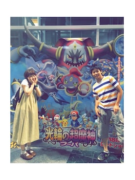 「SM2（エスエムツー）のアイテム（ワンピース、イエロー系）」を使った、わっかさん（レディース・154cm）の秋コーディネート