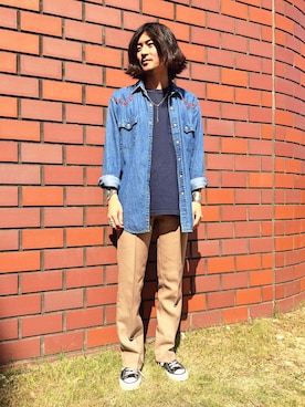 「USA」｜「アイテム（アクセサリー）」を使った、koki_tsubakiharaさん（メンズ・174cm）の秋コーディネート
