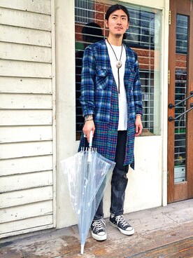 「軍物」｜「アイテム（その他アウター）」を使った、koki_tsubakiharaさん（メンズ・174cm）の秋コーディネート