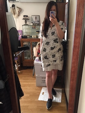 「Rubyrivet（ルビーリベット）のアイテム（スカート）」を使った、matuko813さん（レディース・164cm）の夏コーディネート