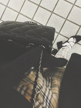 「タータンチェック」｜ami.さん（レディース・154cm）の冬コーディネート