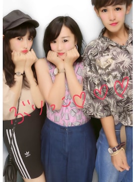 「シャネル」｜「アイテム（ハンチング/ベレー帽）」を使った、ami.さん（レディース・154cm）の夏コーディネート