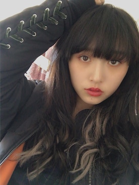 「G.V.G.V.（ジーヴィージーヴィー）のアイテム（MA-1）」を使った、ami.さん（レディース・154cm）の秋コーディネート