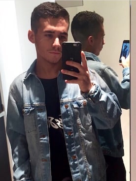 「H&M（エイチ・アンド・エム）のアイテム（トップス、その他）」を使った、Nathanさん（メンズ・160cm）の夏コーディネート