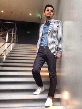 「SpringCourt」｜「アイテム（ジャケット/アウター）」を使った、Matsuさん（メンズ・172cm）の夏コーディネート