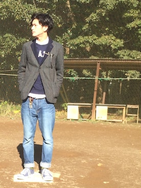 まだゆたさん（メンズ・176cm）の秋コーディネート