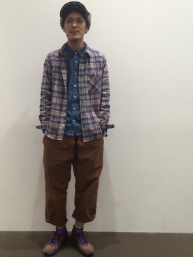 まだゆたさん（メンズ・176cm）の冬コーディネート