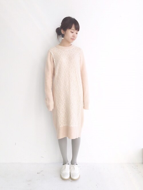 あざと過ぎる白モヘアワンピで彼をロックオン