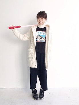 「haco!（ハコ）のアイテム（パンツ）」を使った、maruさん（レディース・151cm）の冬コーディネート