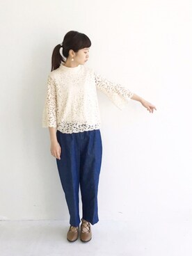 「アイテム（パンプス）」を使った、maruさん（レディース・151cm・30代）の春コーディネート