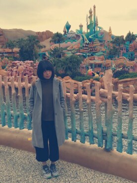 「ALBUM（アルブム）のアイテム」を使った、らぶたんさん（レディース・158cm）の冬コーディネート