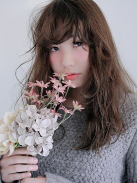 「撮影」｜「アイテム（その他）」を使った、ひな子さん（レディース・165cm）の冬コーディネート