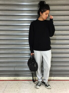 「rag & bone（ラグアンドボーン）のアイテム（スウェット）」を使った、Ayaさん（レディース・163cm）の秋コーディネート