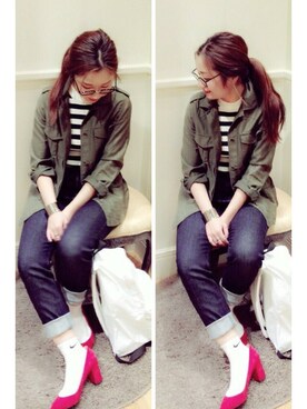 NANAさん（レディース・160cm）の冬コーディネート