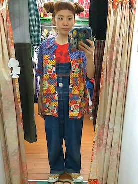 「POINTER（ポインター ）のアイテム」を使った、merry (古着屋FunnyFace)さん（レディース・168cm）の秋コーディネート