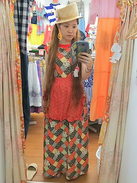 「アイテム（その他）」を使った、merry (古着屋FunnyFace)さん（レディース・168cm）の秋コーディネート