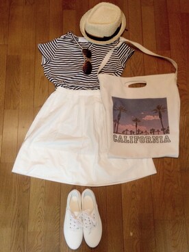 aさん(レディース・162cm)の夏コーディネート