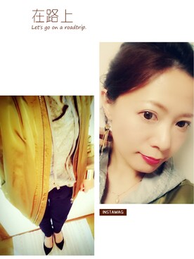 「MAISON SCOTCH（メゾンスコッチ）のアイテム（ジャケット/アウター）」を使った、ma.rtnさん（レディース・153cm）の冬コーディネート