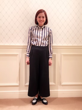 「アイテム（バングル/リストバンド）」を使った、imaizumi harukaさん（レディース・156cm・20代）の冬コーディネート