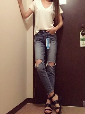 瞳美さん(レディース・172cm)の夏コーディネート