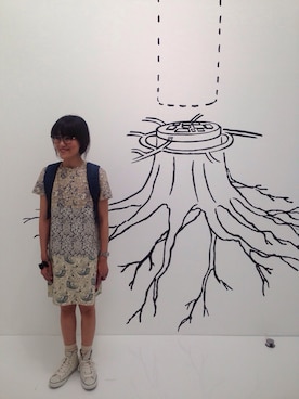 「Acne Studios（アクネストゥディオズ）のアイテム（ワンピース）」を使った、忍びの一味さん（レディース・164cm）の冬コーディネート