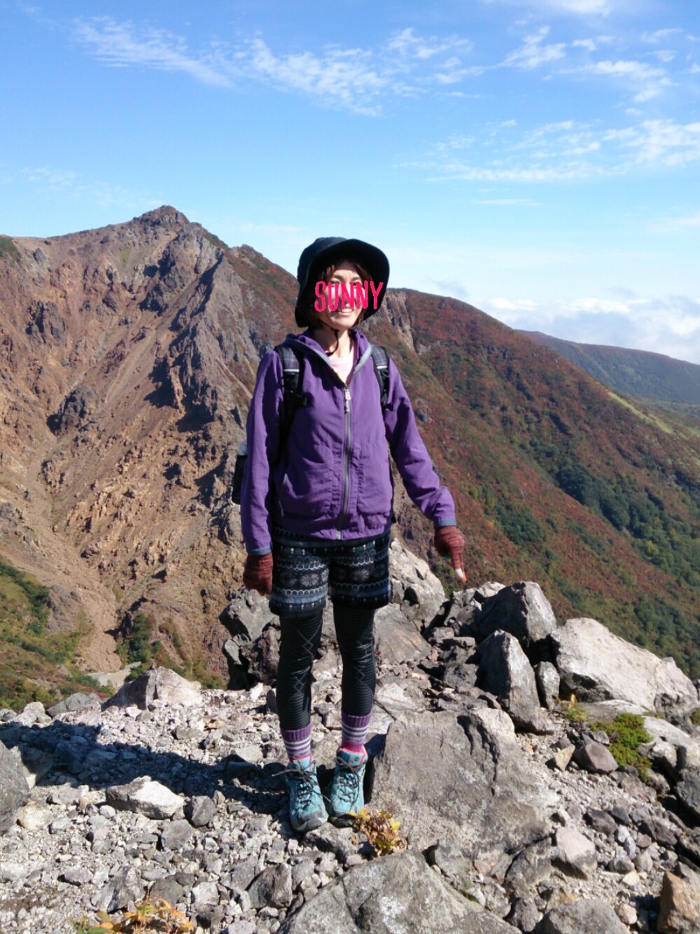 さくらんぼさんの「那須の茶臼岳登山のときの景色」を使ったコーディネート