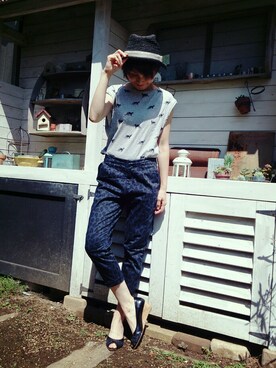 「WEAR友」｜さくらんぼさん（レディース・160cm）の春コーディネート
