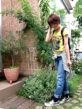 「WEAR友」｜さくらんぼさん（レディース・160cm）の春コーディネート