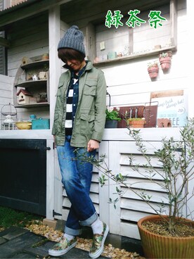「WEAR友」｜さくらんぼさん（レディース・160cm）の秋コーディネート