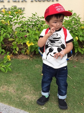 kaiiiiigaさん（キッズ・90cm）の秋コーディネート