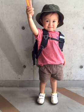 eitaさん（キッズ・80cm）の夏コーディネート