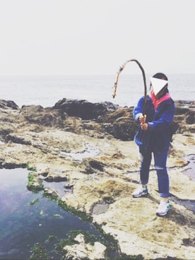 「ポニーテール」｜「アイテム（シャツワンピース）」を使った、なぁこさん（レディース・154cm）の秋コーディネート