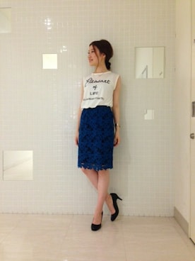 matsumoto mioさん(レディース・162cm)の夏コーディネート