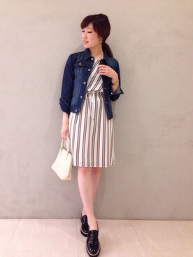 matsumoto mioさん(レディース・162cm)の春コーディネート
