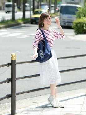 「フレンチカジュアル」｜matsumoto    mioさん（レディース・162cm）の春コーディネート