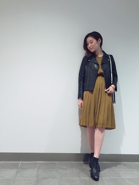 「SUPP.（サップ）のアイテム」を使った、matsumoto    mioさん（レディース・162cm）の冬コーディネート