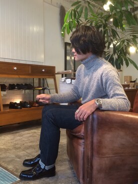 「Varde77（バルデセブンティセブン）のアイテム（アクセサリー）」を使った、Junichiさん（メンズ・173cm）の秋コーディネート